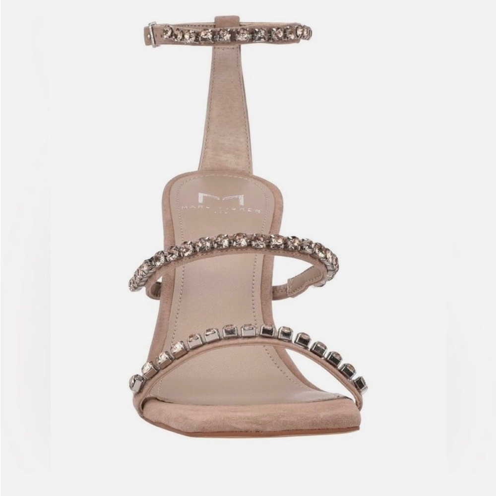 Marc Fischer Dezzi Rhinestone Ankle Strap Sandal